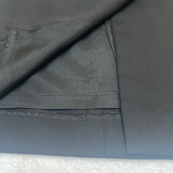 “346” BROOKS BROTHERS Size 8 Basic Black Lined Skirt - Picture 6 of 10